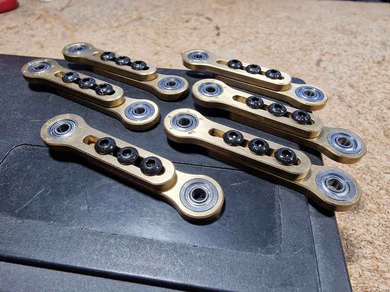 真鍮のアンダーレバーリンケージ