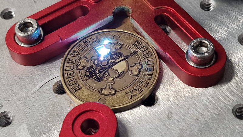 Custom Laser-Engraved Brass Coins - Team or Logo