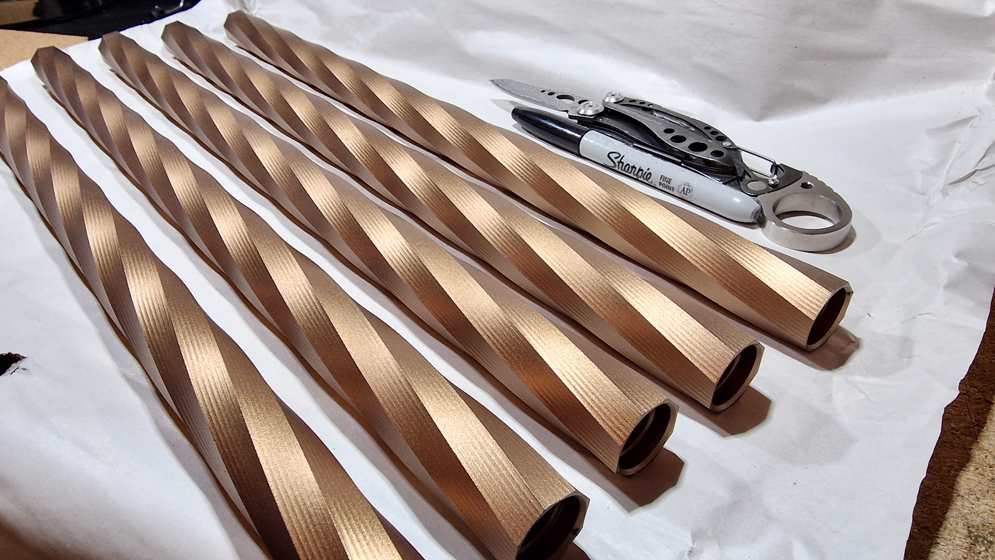 Octagonal Barrel Form KC-02 Multi-Barrel System - Spiral Octagon Outer Barrel — ROGUEWORX LTD