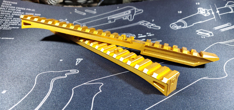 Guillotina Rail CNC de una sola pieza extendida