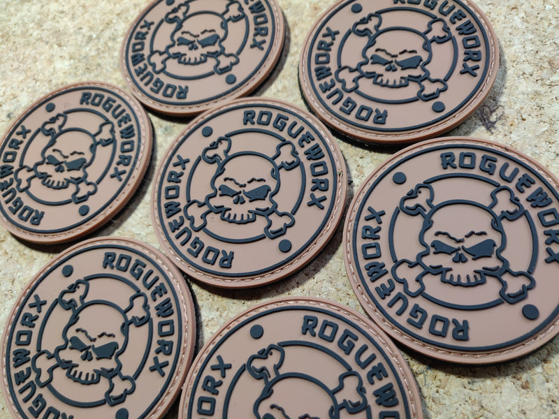 ROGUEWORX ROUND PATCH - COYOTE TAN